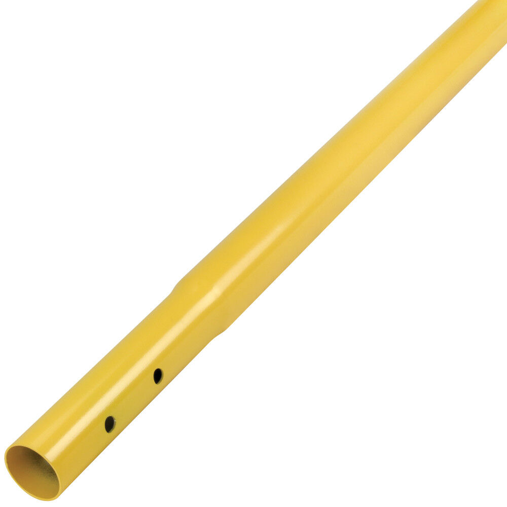 Kraft Tool Co 6 Ft Yellow Powder Coated Alum. Swaged Button Handle – 1-3/4 Inch Diameter