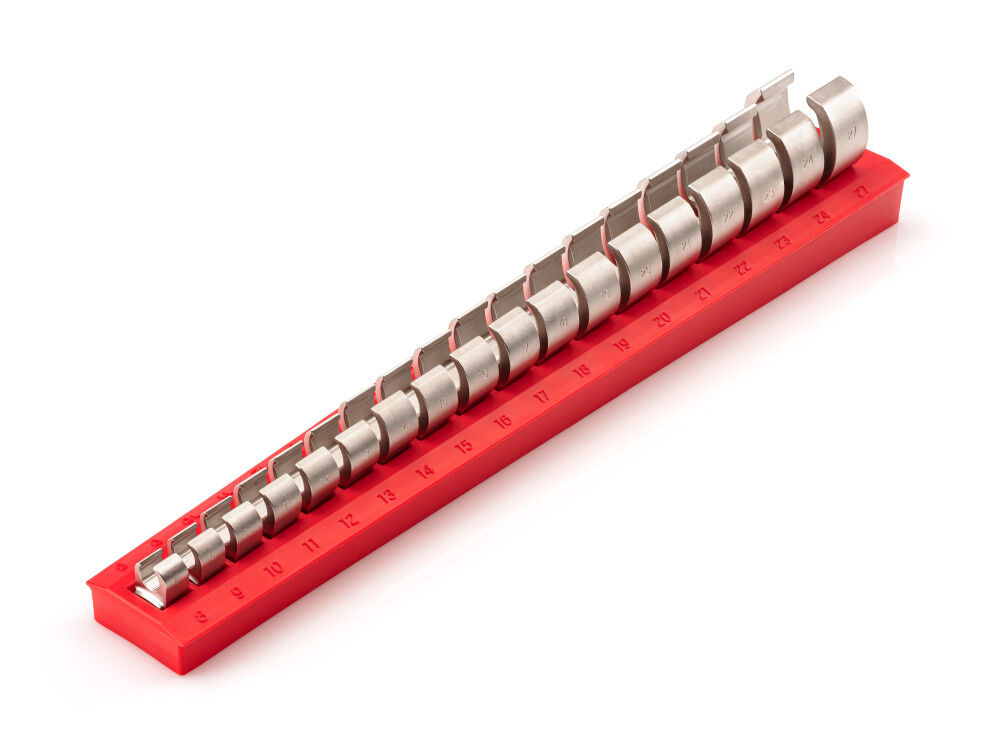 Tekton 3/8 Inch Drive 6 Point Flare Nut Crowfoot Wrench Set, 18 Piece 8-27 mm