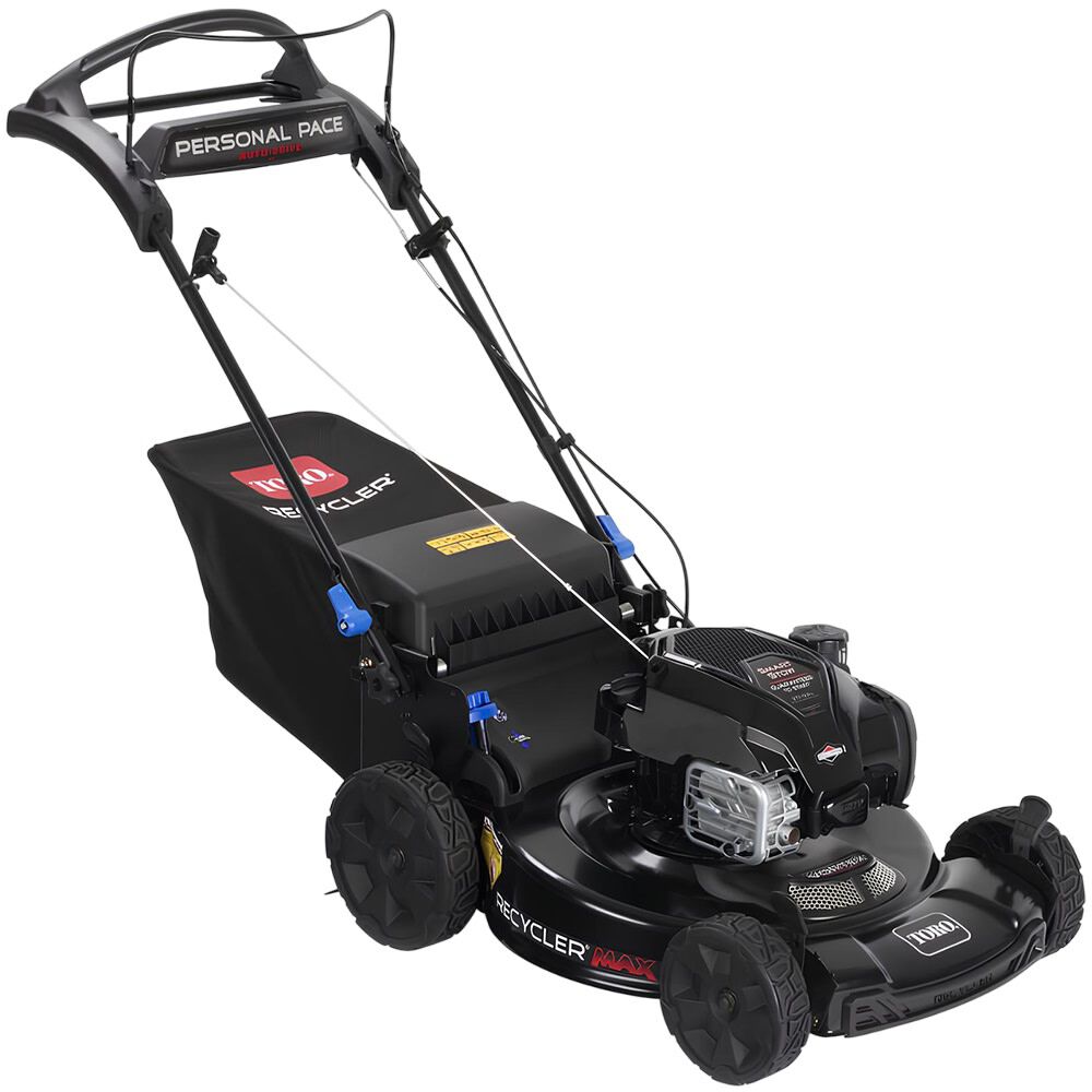 Toro 22 Inch (56 cm) Recycler Max Gas Lawn Mower with Personal Pace & SmartStow