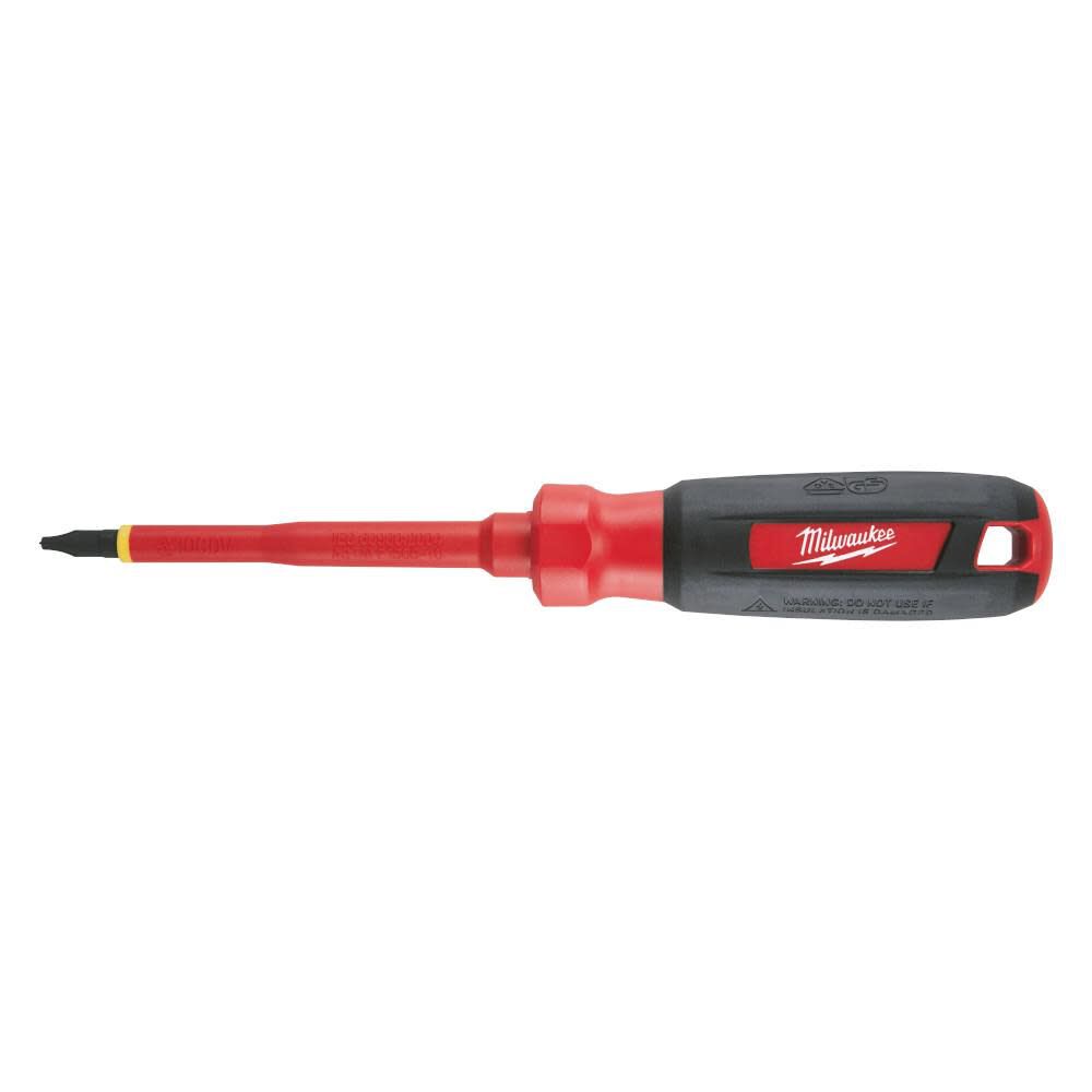Milwaukee #1 ECX 4 in. 1000V Insulated Screwdriver