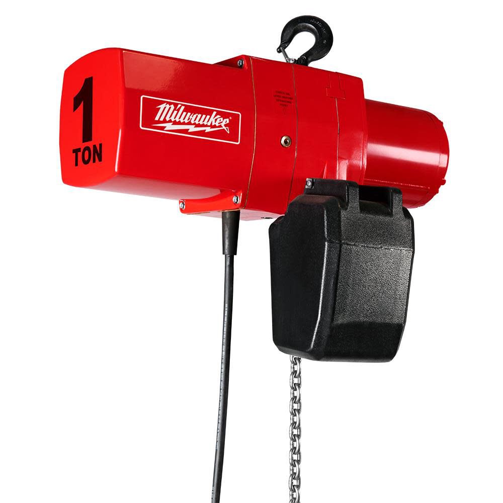 Milwaukee 1 Ton Electric Hoist 10 Ft. Lift