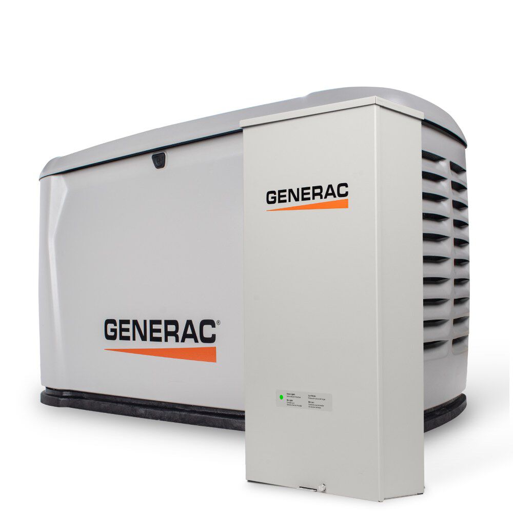 Generac Next Generation 18000 Watt 18kW Dual Fuel 50 State Air Cooled Home Standby Generator with 200-Amp Transfer Switch