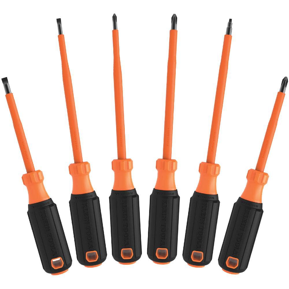 Klein Tools Screwdriver Set 1000V Insul 6 Pc