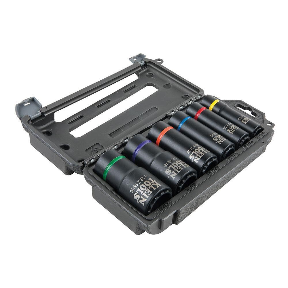 Klein Tools 2-In-1 Impact Socket Set 6-Piece