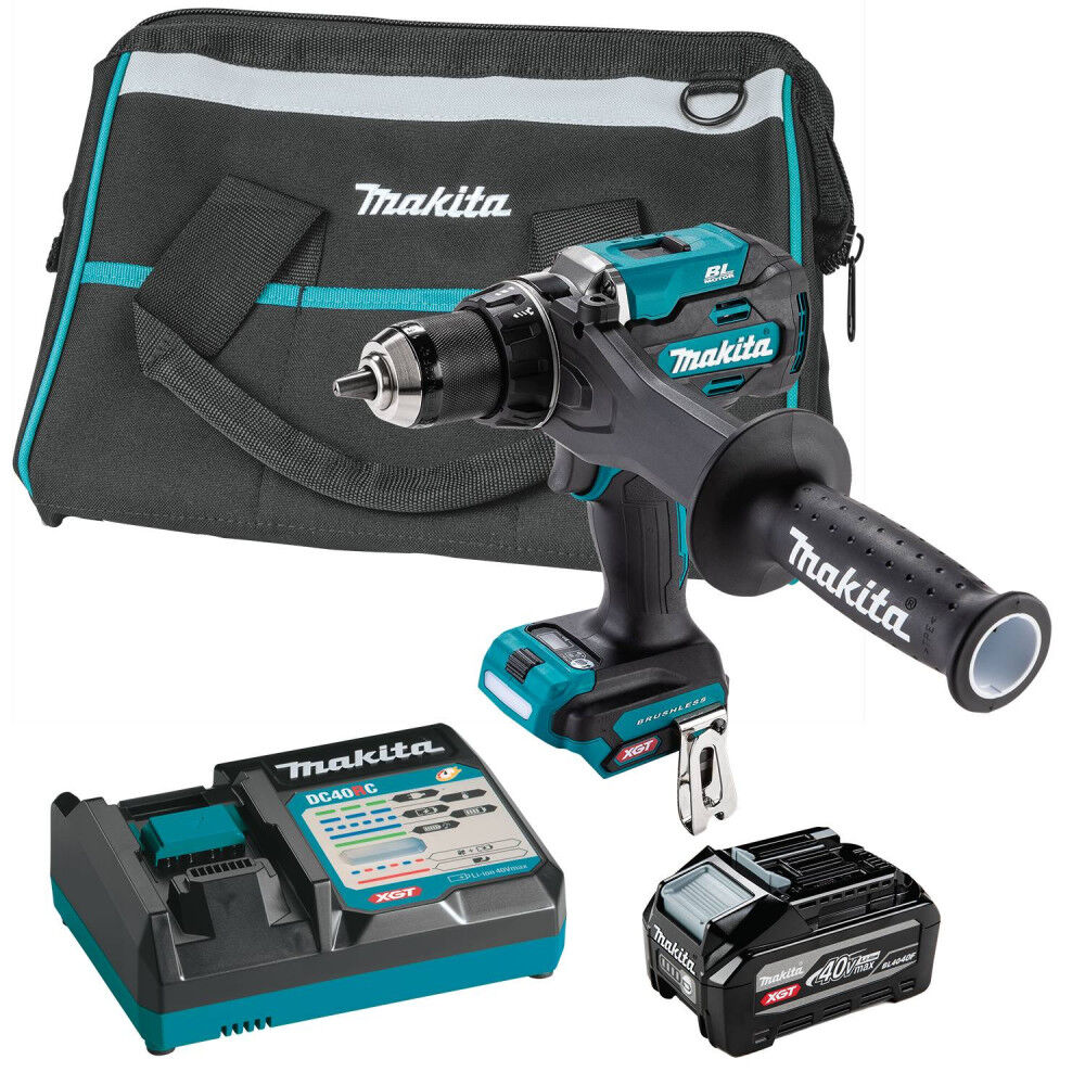 Makita 40V max XGT Brushless Cordless 3-Speed 1/2 Inch Driver-Drill 4 Ah Kit