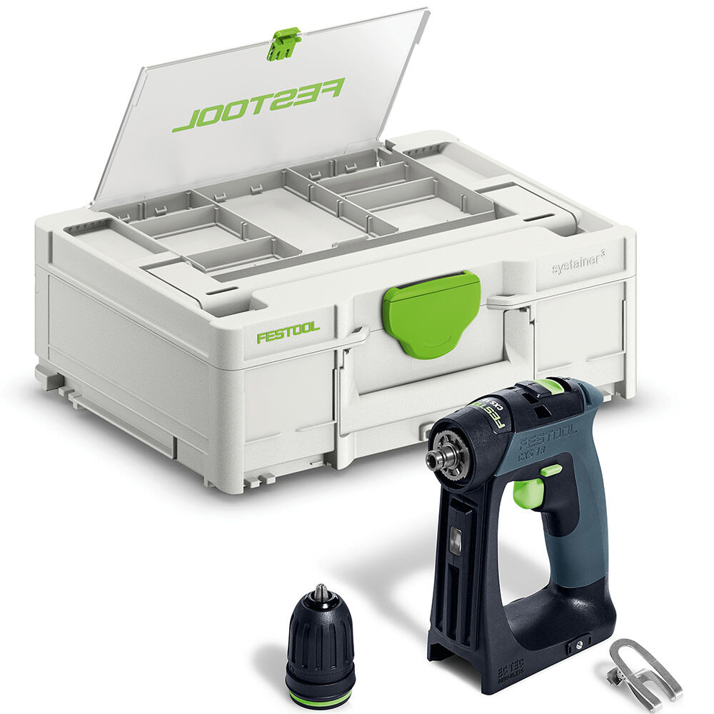 Festool Cordless 18V Drill CXS 18-Basic (Bare Tool)