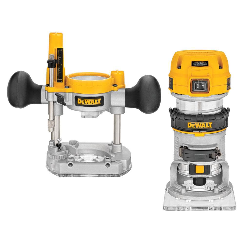 DEWALT DWP611PK – 1.25 Peak HP Compact Router Combo Kit (DWP611PK)