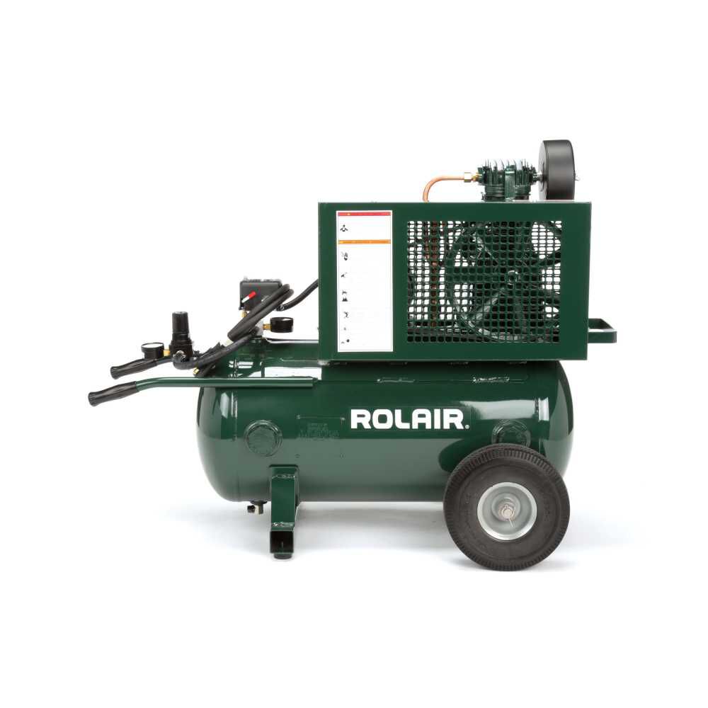 Rolair 20 Gallon 10.1 CFM 1.5HP 115/230V Wheeled Electric Air Compressor