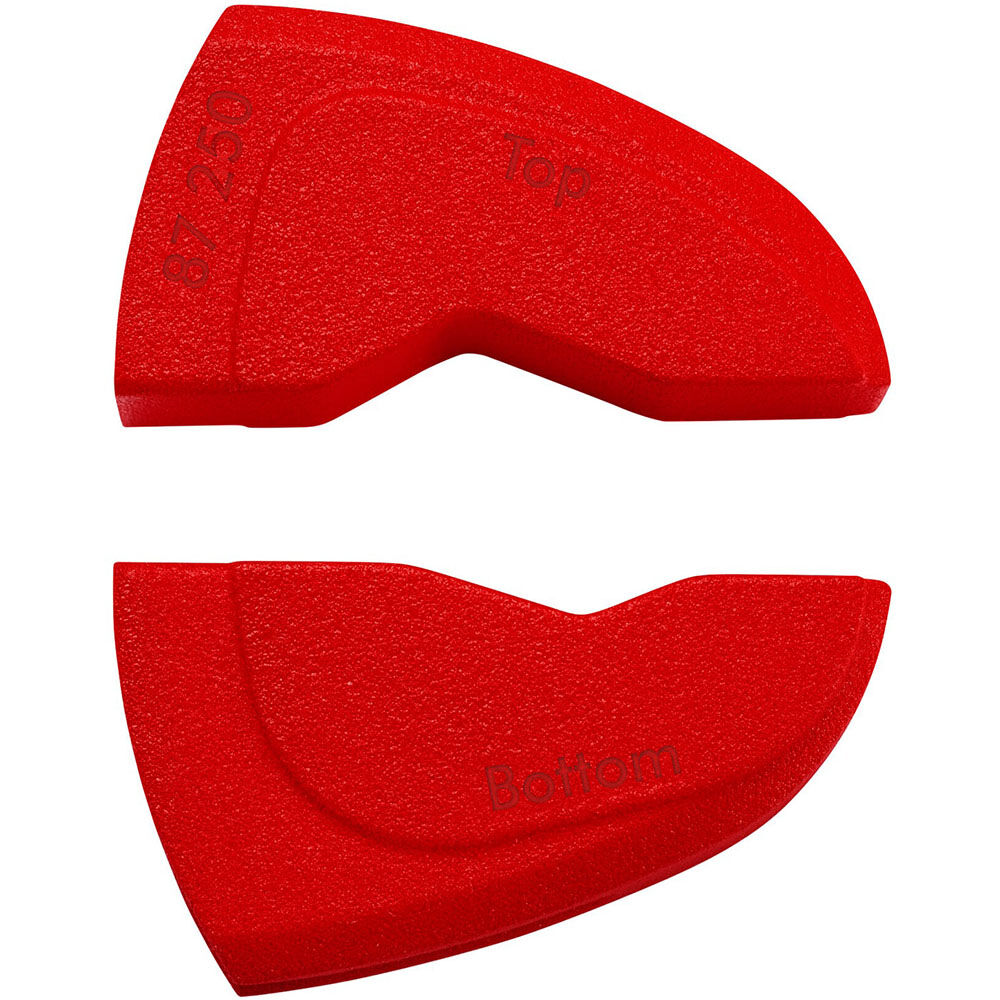 Knipex Smooth Surface Red Plastic Jaw Protectors for 10 in Cobra Pliers