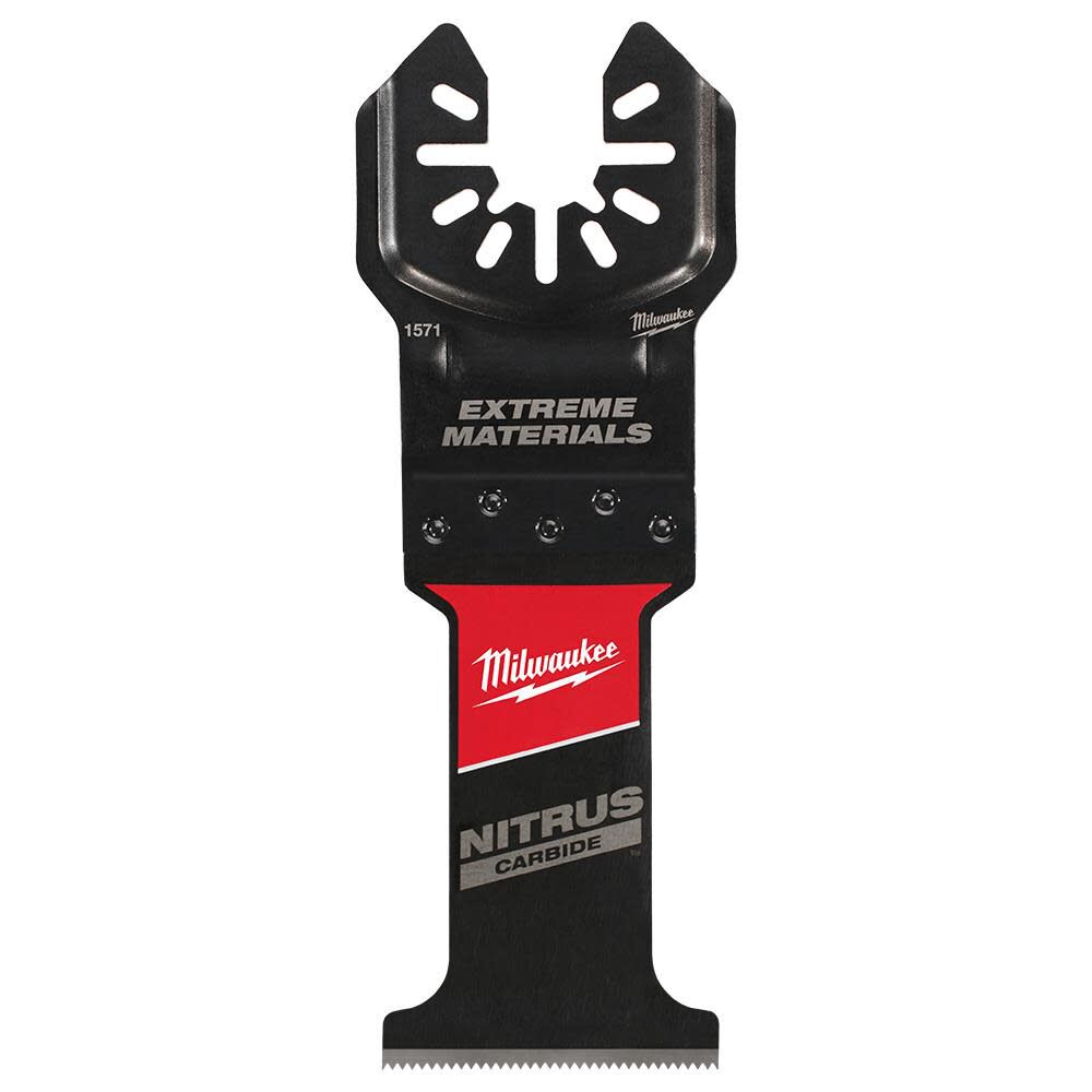 Milwaukee NITRUS CARBIDE Extreme Materials Universal Fit OPEN-LOK Multi-Tool Blade 10pk