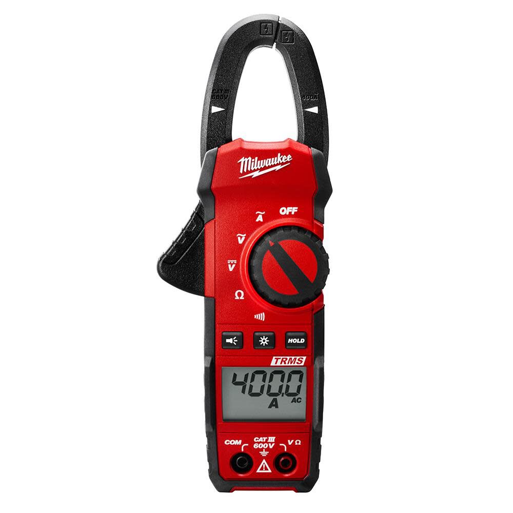 Milwaukee Heavy-Duty True-RMS 400 Amp Electrical Clamp Meter