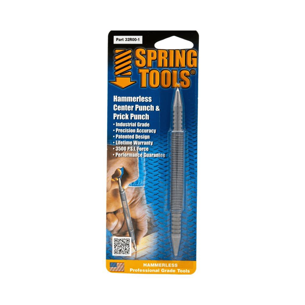 Spring Tools Prick Punch and Center Punch Combo Tool