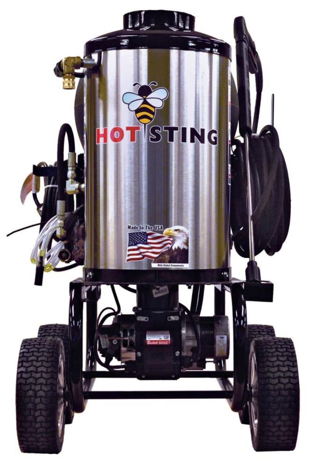 Hot Sting 2700 PSI 2.5 GPM Electric Hot Water Pressure Washer with 6 Spray Nozzles