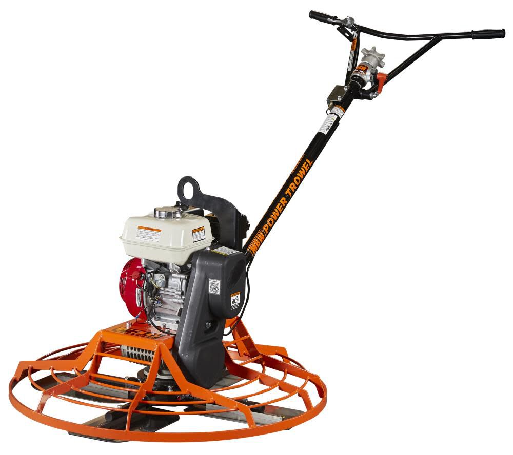 MBW 36in Walk Behind Power Trowel GX160 – Low Vibe Handle