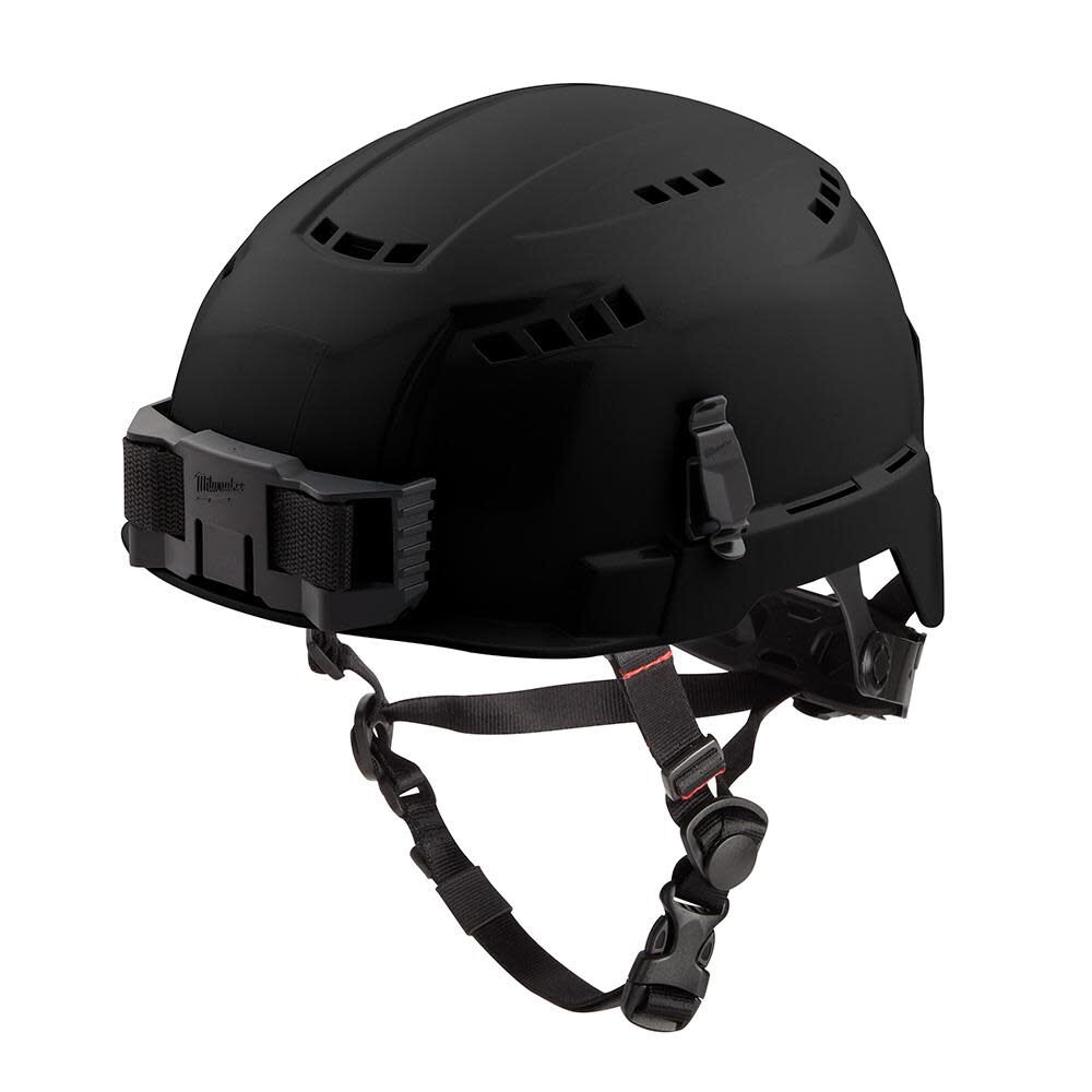 Milwaukee Black Vented Helmet with BOLT Class C