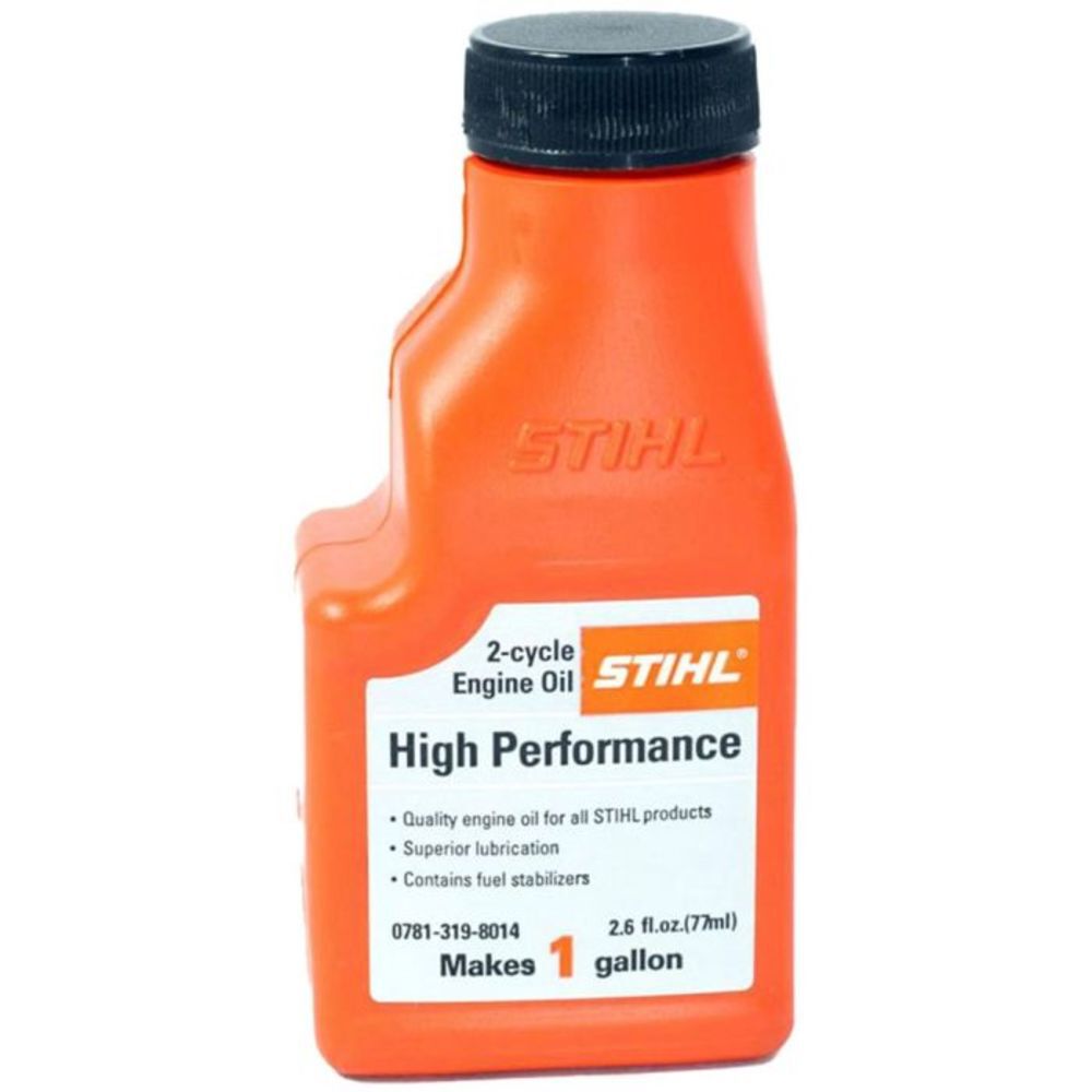 Stihl Blue High Performance 2-Cycle Engine Oil 50:1 1 Gal Mix 2.6 oz