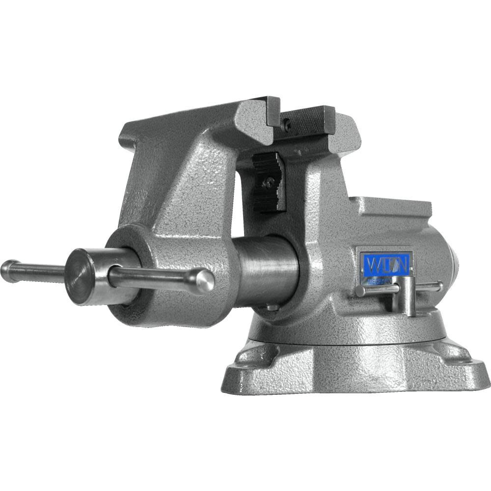 Wilton Mechanics Pro Vise 5-1/2 Jaw Width 5in Jaw Opening 360 Swivel Base