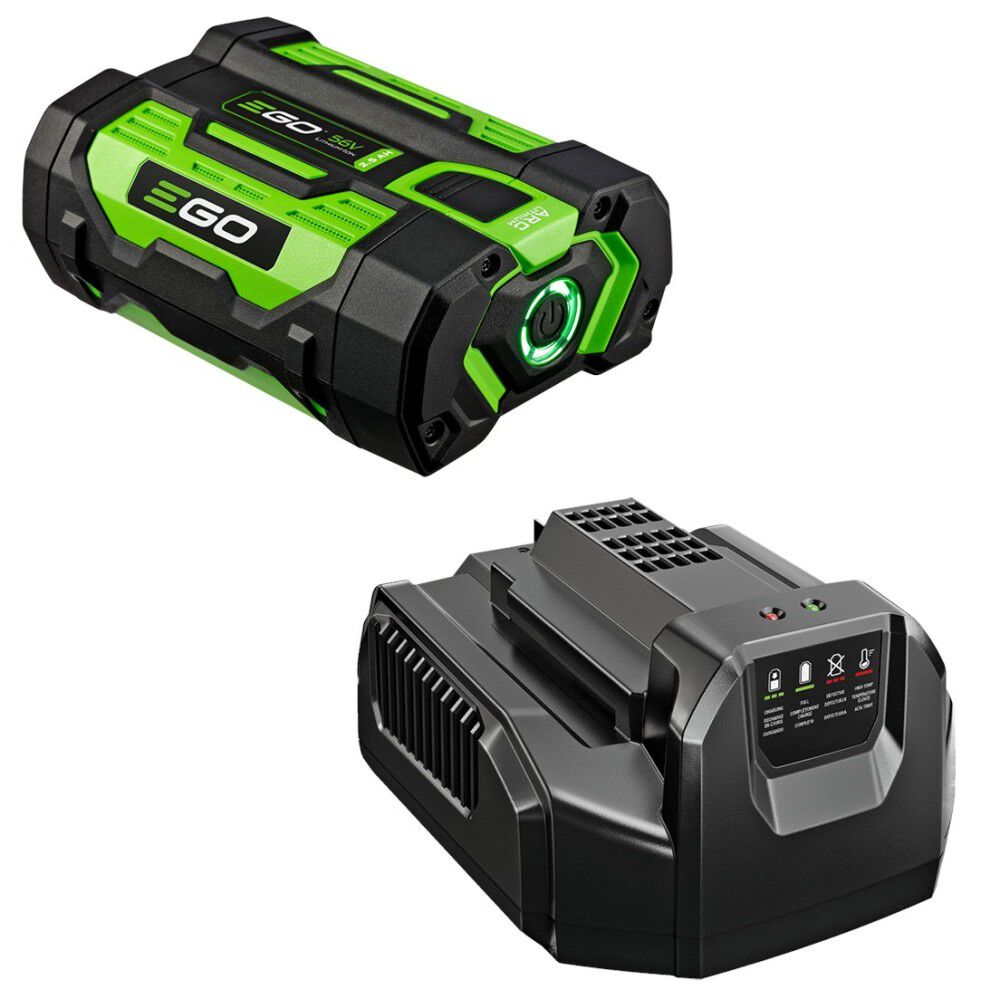 EGO Power+ 56V 2.5Ah ARC Lithium Battery with Fuel Gauge and 56V Charger Starter Kit