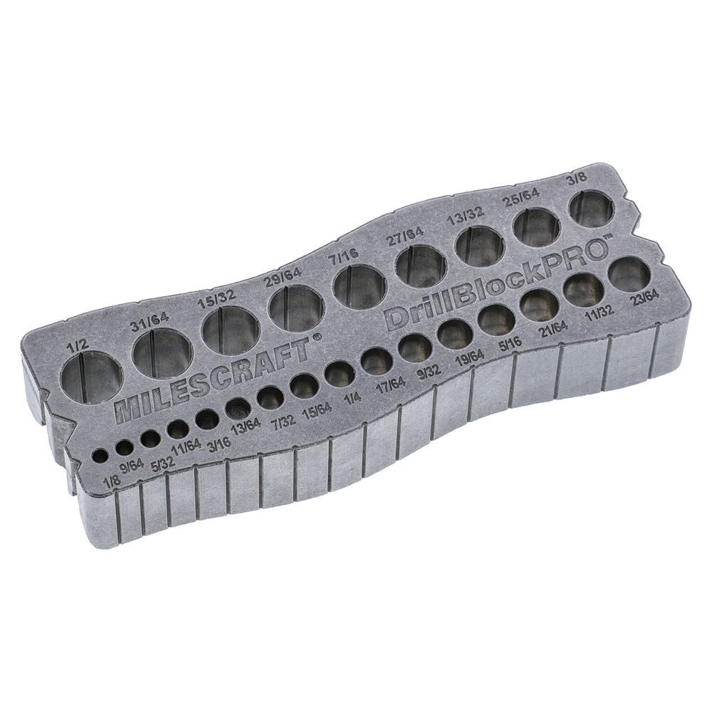 Milescraft DrillBlockPRO All-Metal Drill Guide for Straight Holes