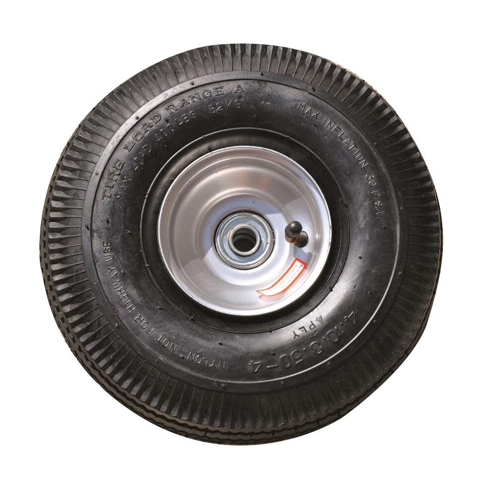 Milwaukee Hand Truck 10 In. Pneumatic Replacement Wheel for Hand Truck