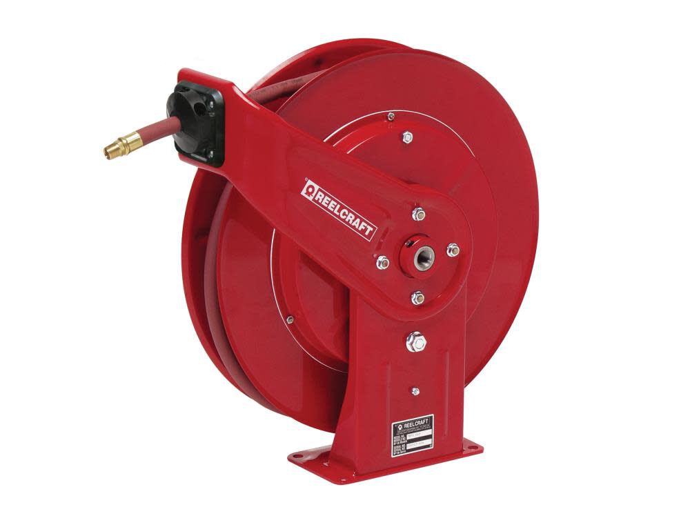 Reelcraft Hose Reel with Hose Steel Series 7000 3/8in x 70′
