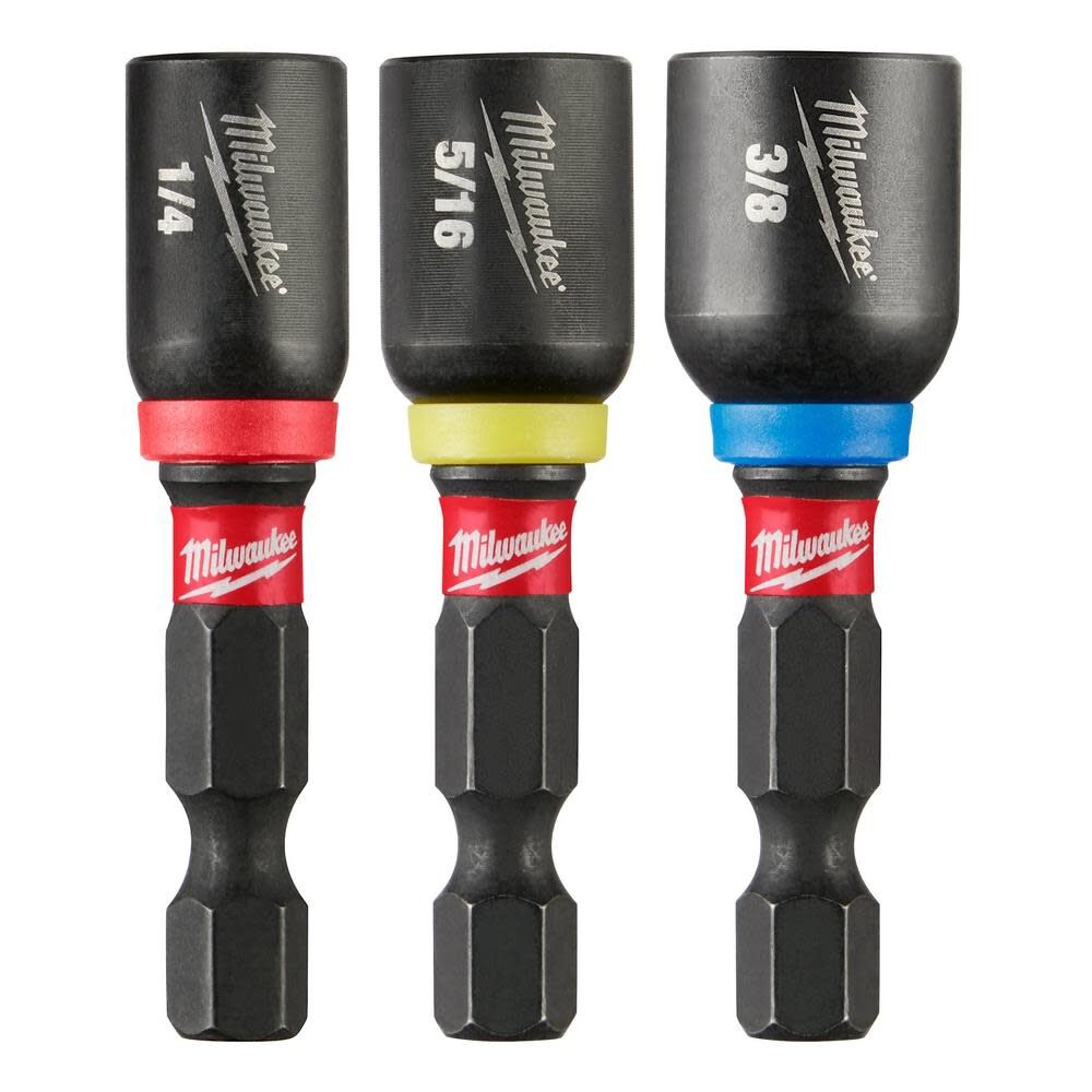 Milwaukee SHOCKWAVE 1-7/8 in. Magnetic Nut Driver Set