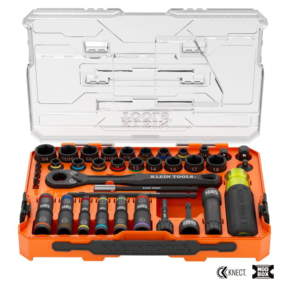 Klein Tools KNECT Impact Socket Set, 39 Pc