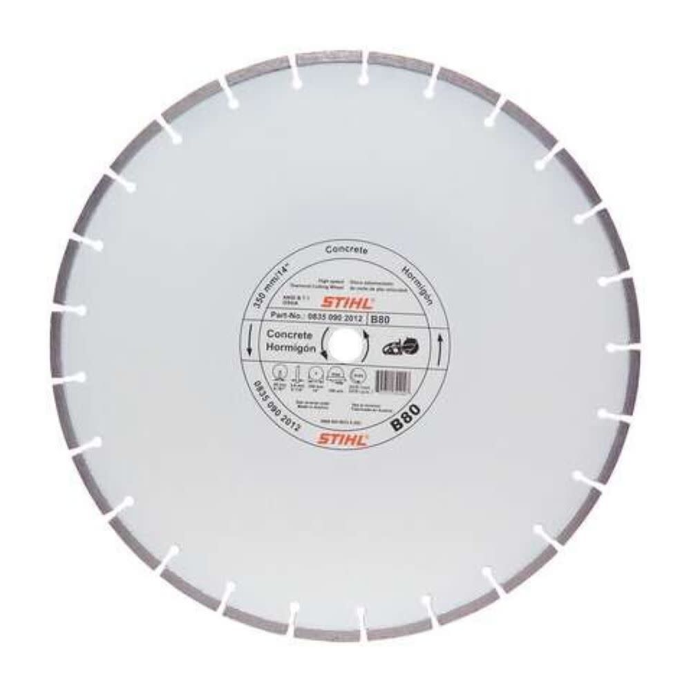Stihl D-BA90 14 Inch Premium Segmented Rim Diamond Wheel for Concrete and Asphalt
