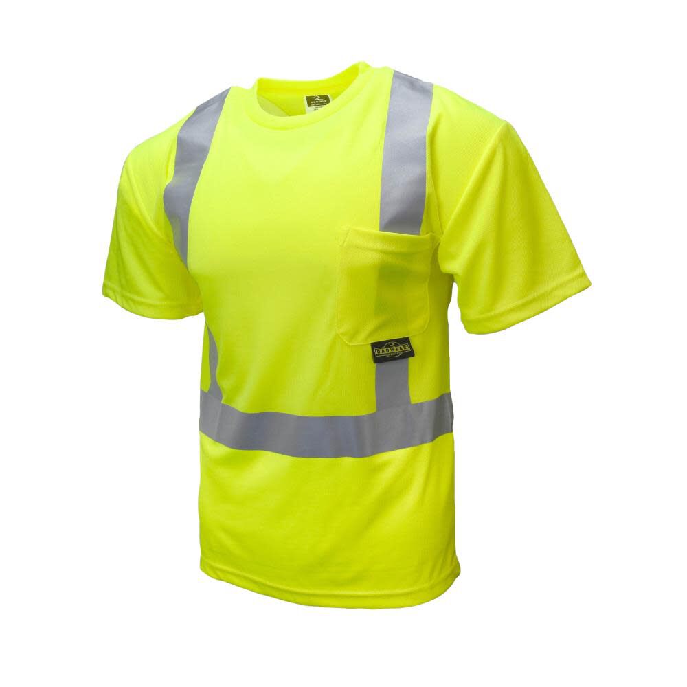 Radians ST11 Max-Dri T-Shirt Class 2 Hi-Vis Green Size Large
