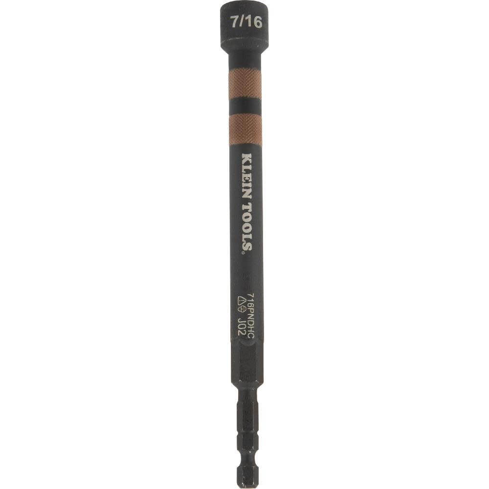 Klein Tools 7/16 Inch Mag Hollow Power Nut Driver
