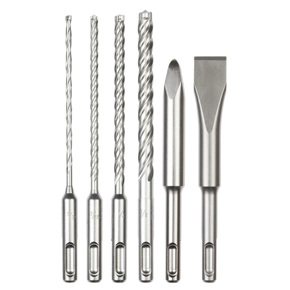 Milwaukee 6pc. SDS Plus MX4 4 Cutter & Chisel Kit