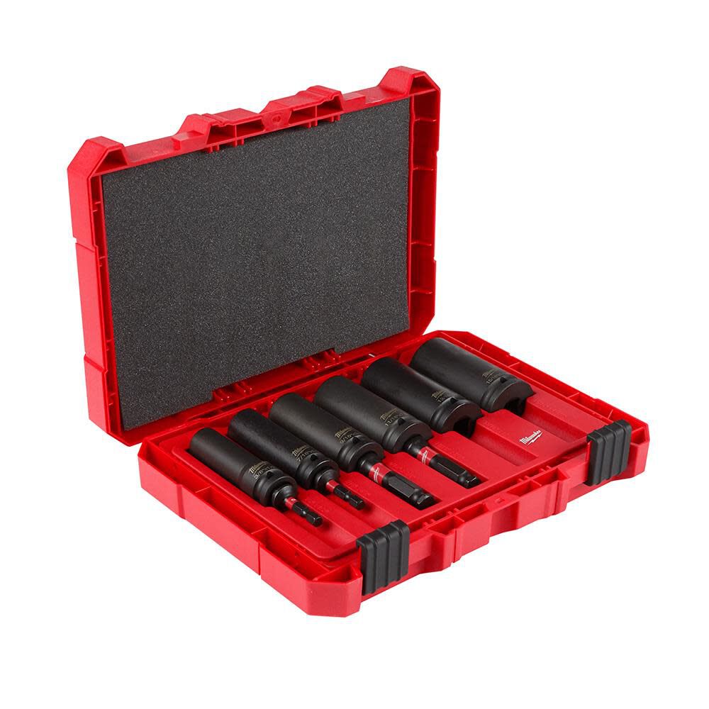 Milwaukee Shockwave Lineman’s 10PC 2-IN-1 12PT Socket Set