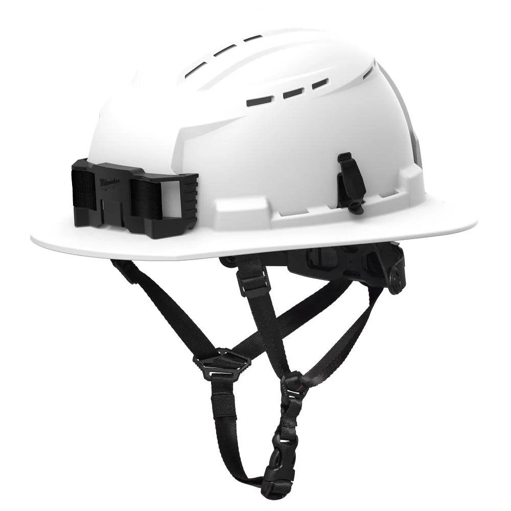 Milwaukee BOLT Full Brim Vented Safety Helmet Type 2, Class C, White