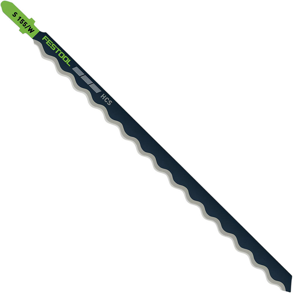 Festool S155/W Foam-Cutting Jigsaw Blades 6 In. – Pack of 3