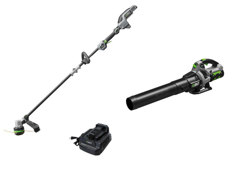 EGO 56V Turbo Blower 530 CFM Kit and PowerLoad String Trimmer 15in Bundle Reconditioned