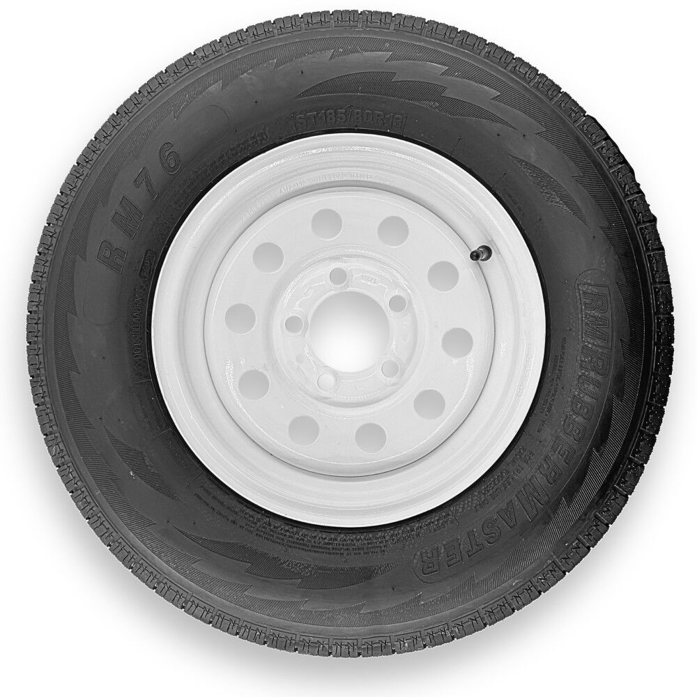 Rubbermaster Tire ST185/80R13 8P & 13 x 4.5 5 ON 4.5 MODULAR