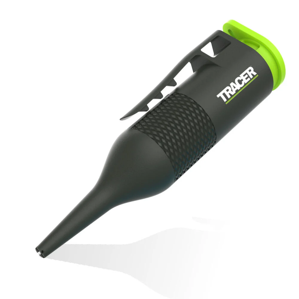 Tracer Trueshot One-Handed Spray Action Chalk Marker High-Visibility Non Permanent Green Chalk