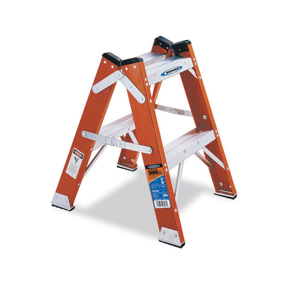 Werner 2 Ft. Type IA Fiberglass Twin-Step Stool