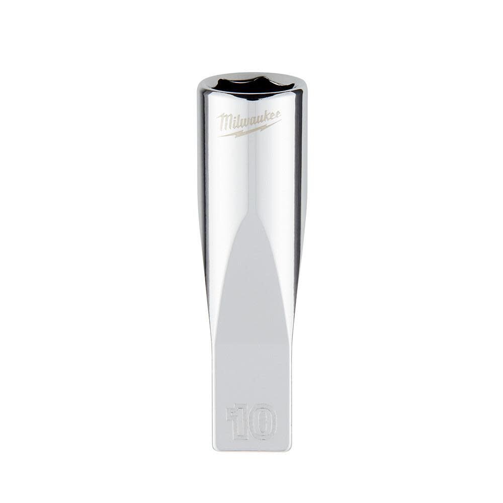 Milwaukee 1/4 in. Drive 10mm Metric 6-Point Deep Socket