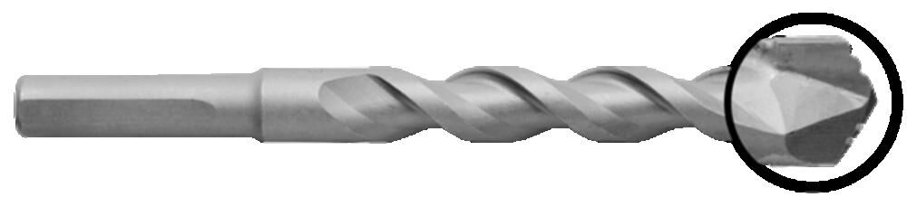 Relton 3/16 X 4 In. Groo-V Tip Multi-Purpose Masonry Bit