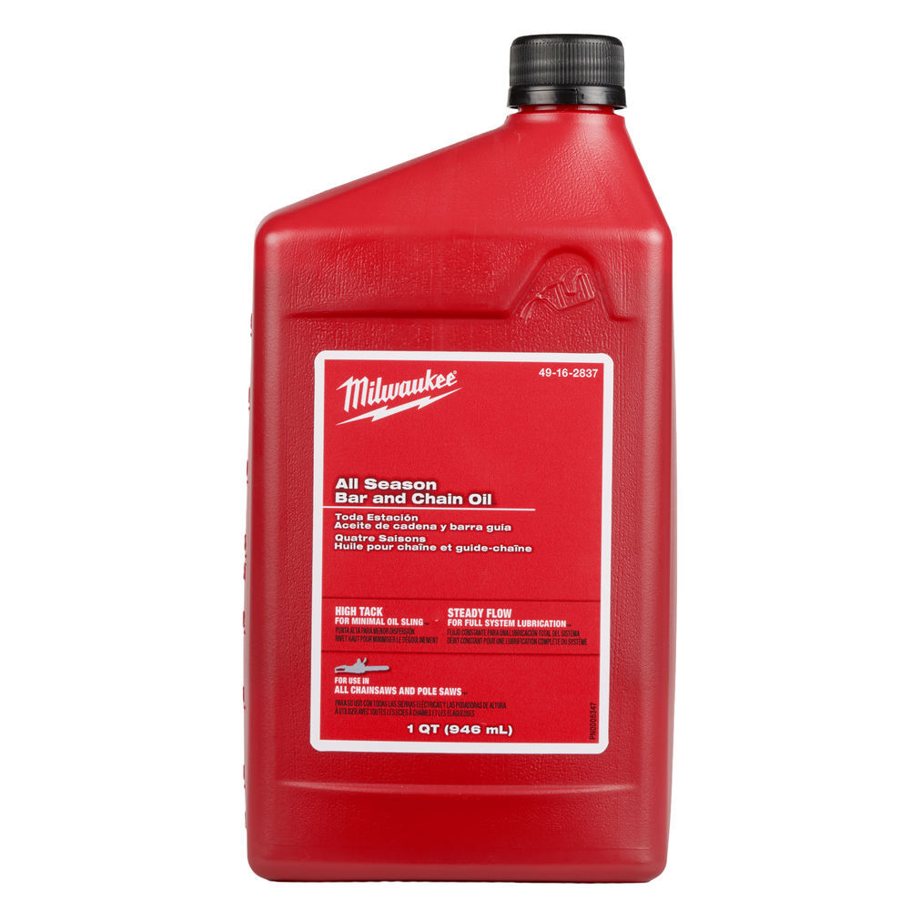 Milwaukee 1 Quart All Season Bar and Chain Oil