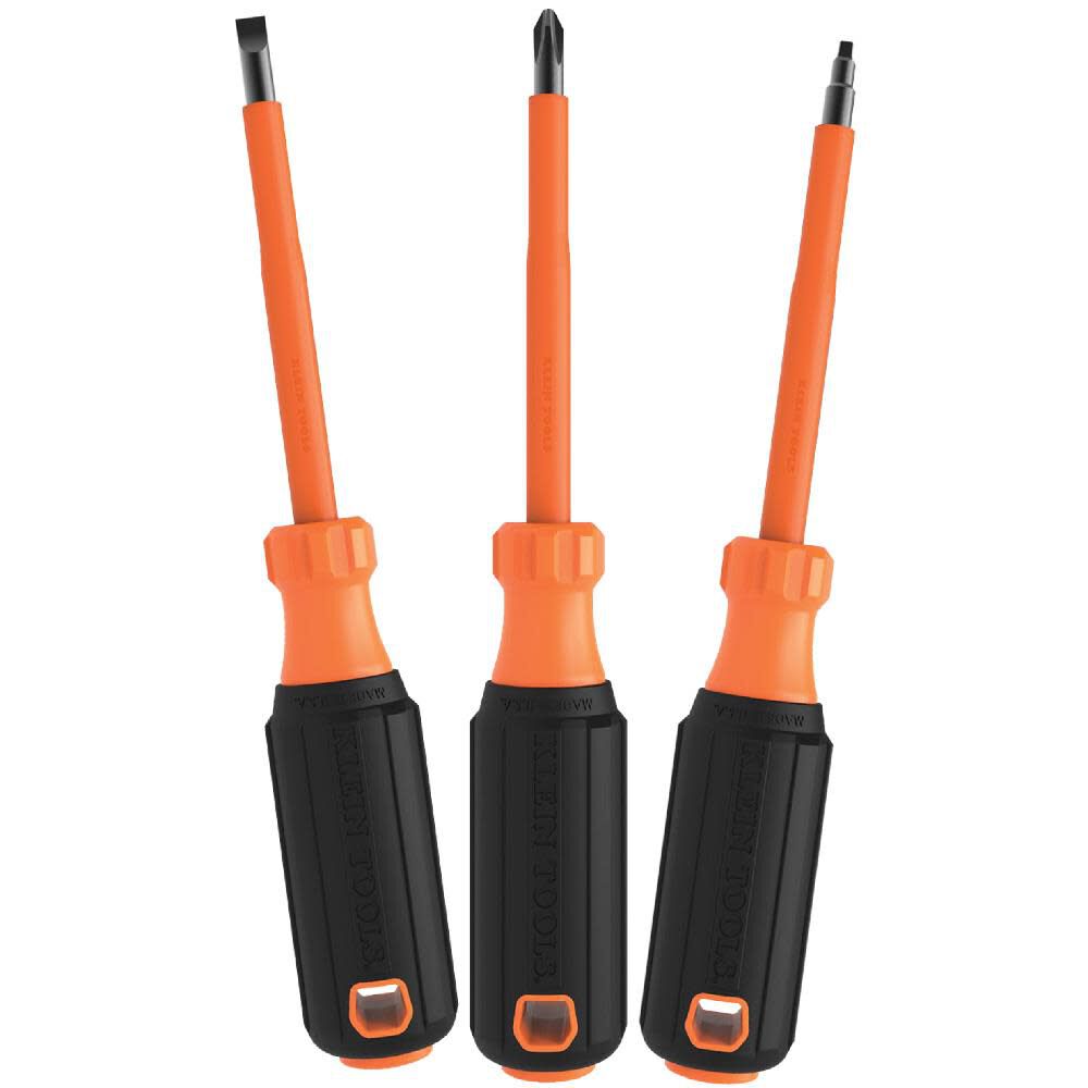 Klein Tools Screwdriver Set 1000V Insul 3 Pc