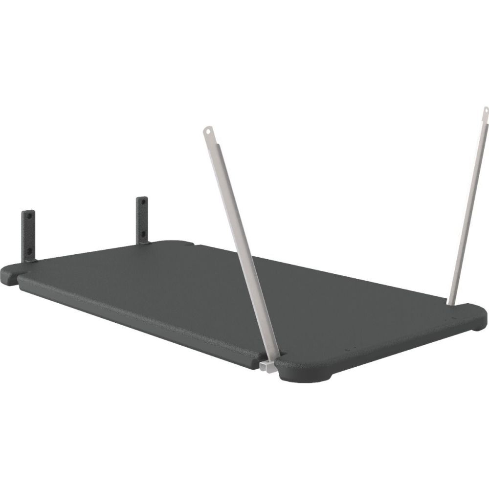 Suncast 45 Inch x 24 Inch x 1.5 Inch 40 Lbs Shed Loft Shelf, Black