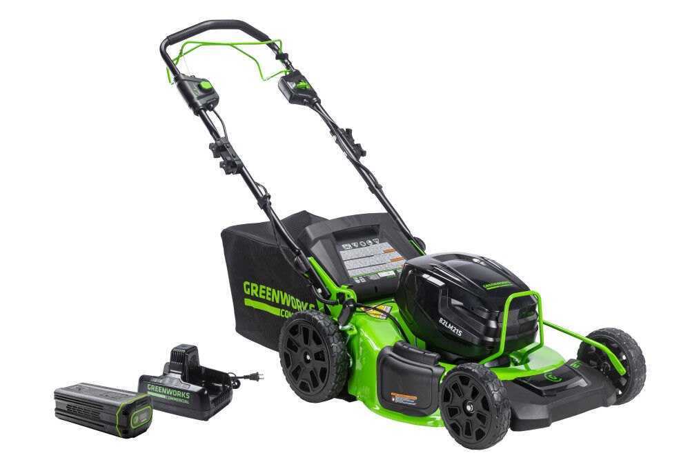 Greenworks 82V 21 Inch Self-Propelled Lawn Mower with 8.0 Ah Battery and Dual Port Rapid Charger