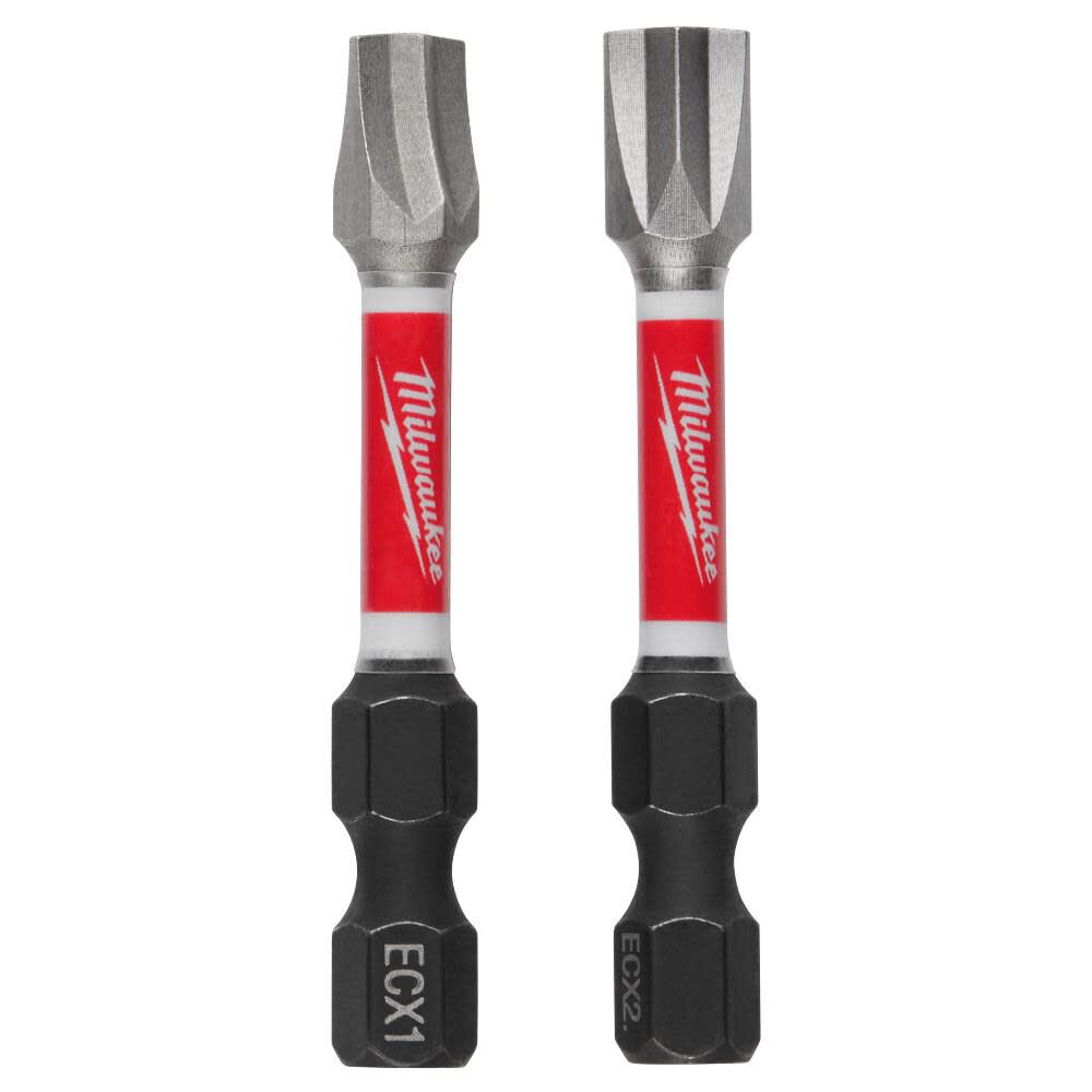 Milwaukee SHOCKWAVE 2-Piece 2 in. Impact ECX Combo Kit