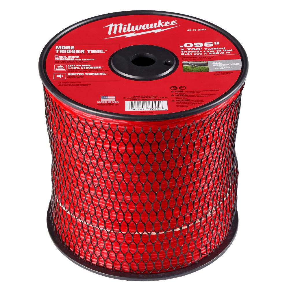 Milwaukee .095inch x 750′ Trimmer Line