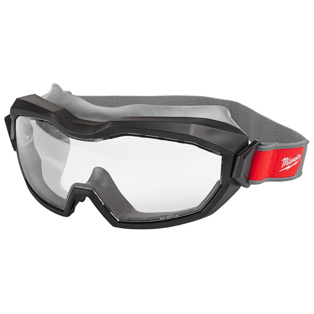 Milwaukee Non-Vented Goggles – Clear Dual Coat Lens