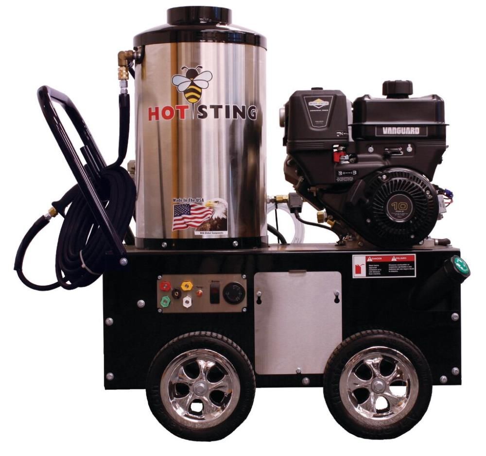 Hot Sting 2700 PSI 2.5 GPM Gas Powered Hot Water Pressure Washer with 5 Spray Nozzles