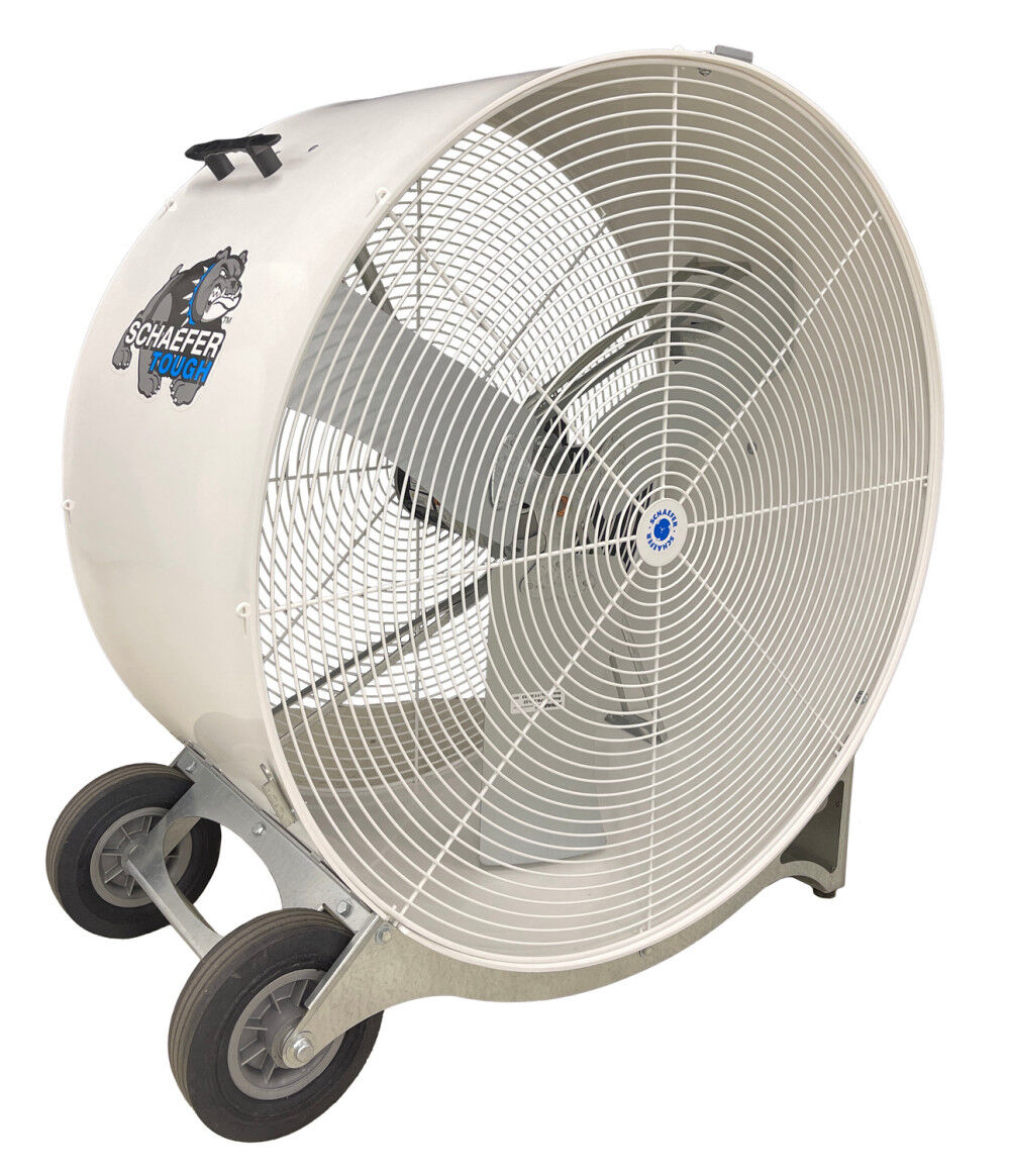 Schaefer 36 Inch Mobile Drum Fan