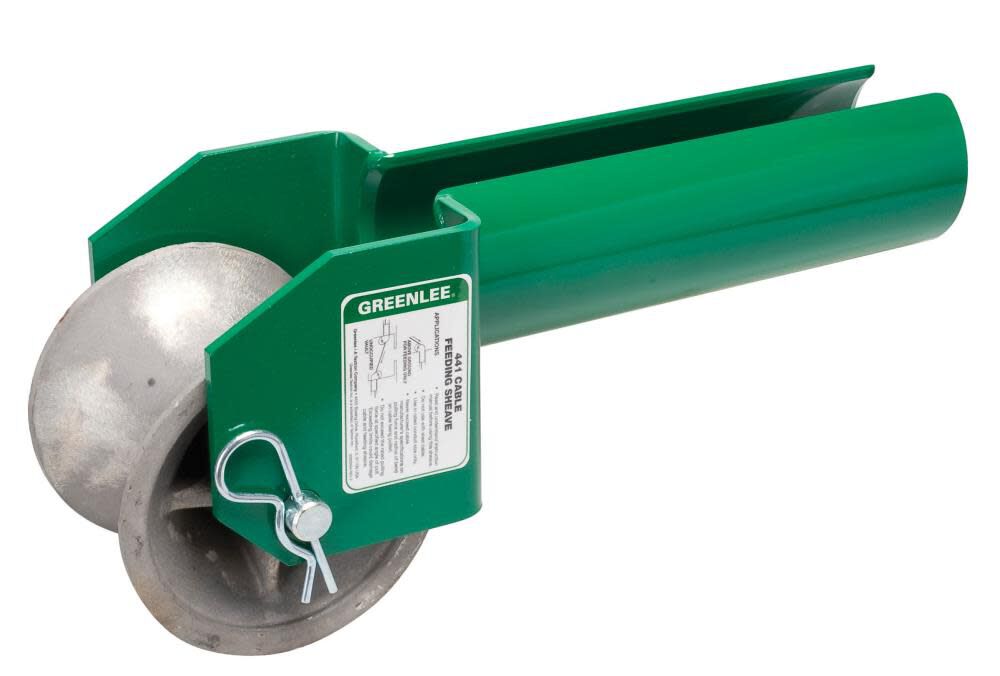 Greenlee Cable Feeding 4in Sheave